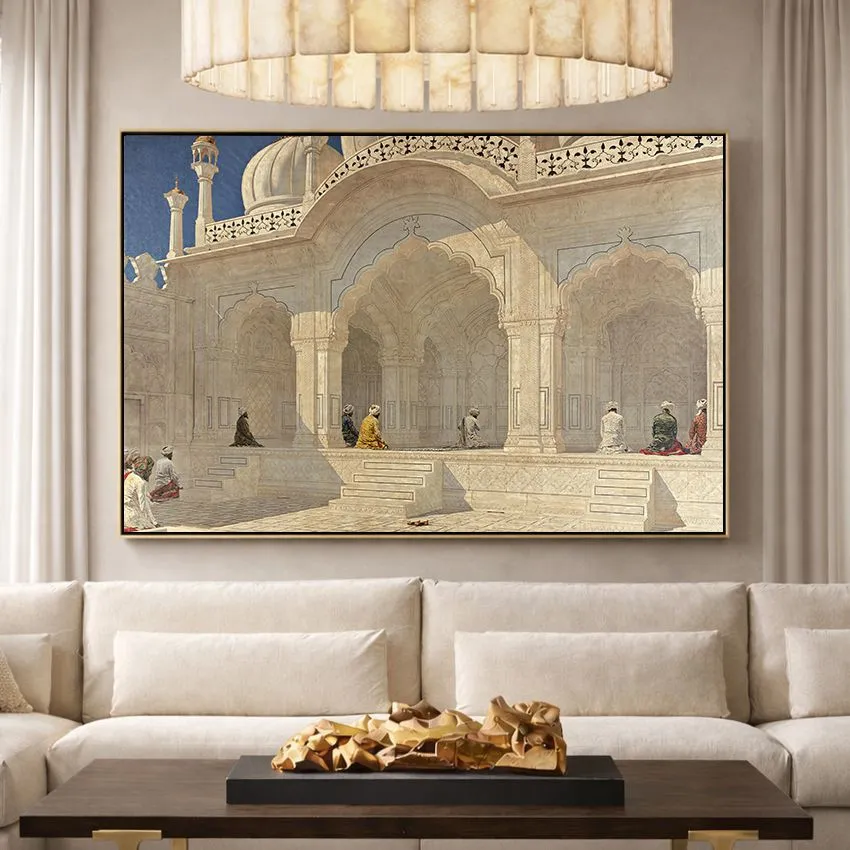 Pearl Mosque Delhi by Vasily Vereshchagin – Orientalist Wall Art