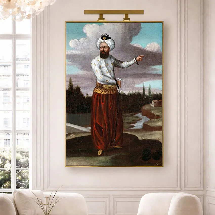 A Chaous Courier to the Sultan by Jean Baptiste Vanmour – Orientalist Wall Art