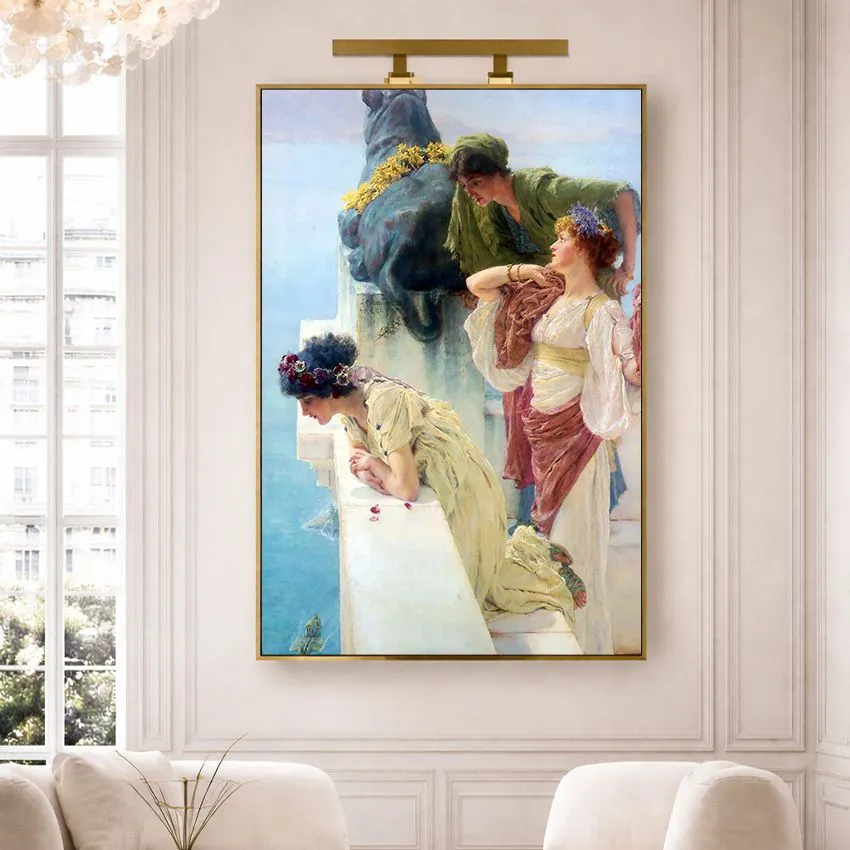 A Coign of Vantage by Lawrence Alma-Tadema – Orientalist Wall Art