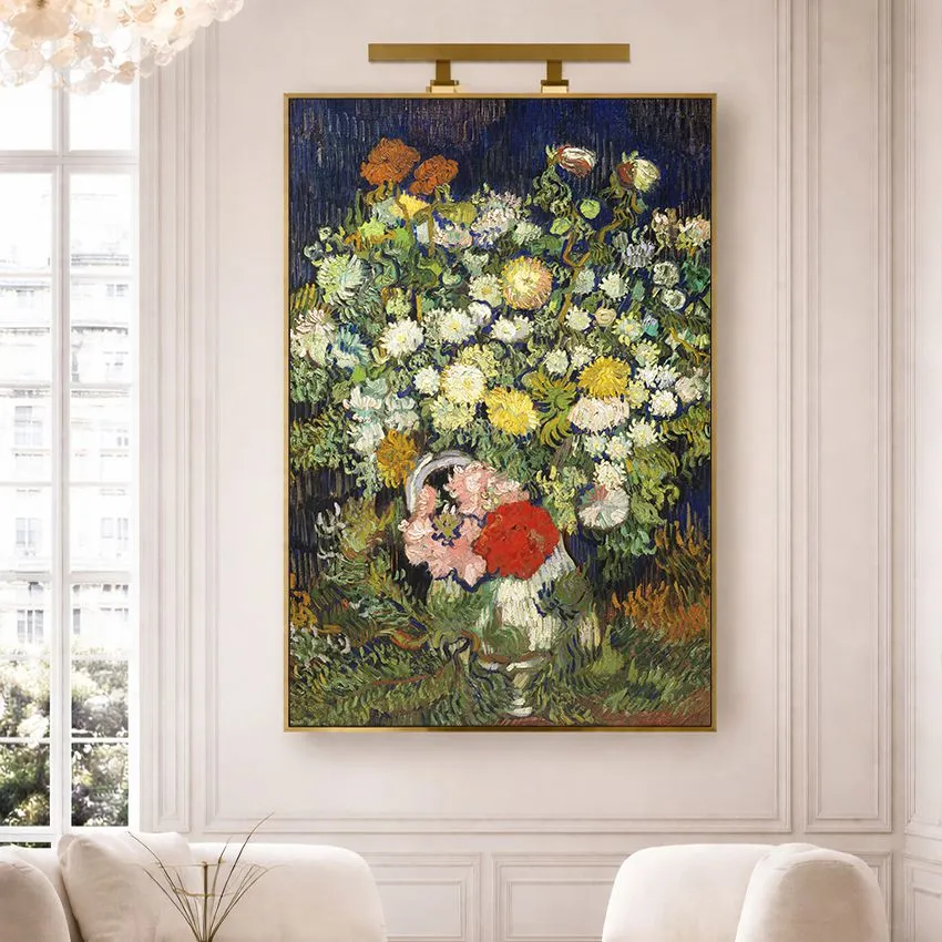 Large Bouquet of White Flowers by Vincent van Gogh Wall Art